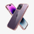 ACS04816 - iPhone 14 Pro Max Case Ultra Hybrid in crystal clear showing the back